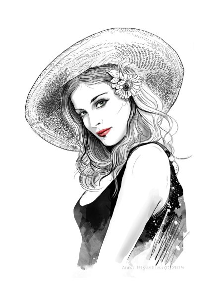 Женщина рисунок