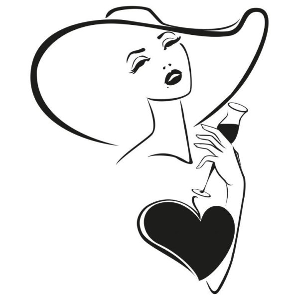 Дама в шляпе