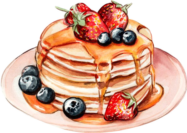 Блины рисунок