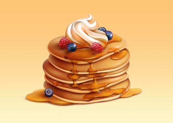 Блинчики мультяшные