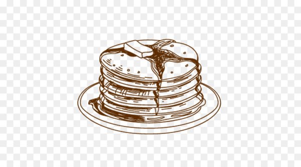 Оладьи акварелью