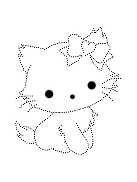 Рисование по точкам для детей