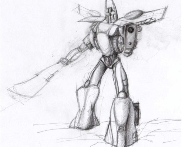 Робот карандашом