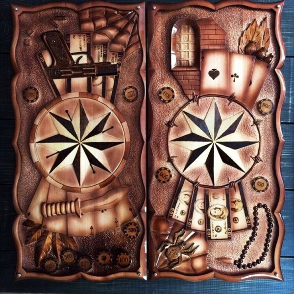 Роспись на нардах