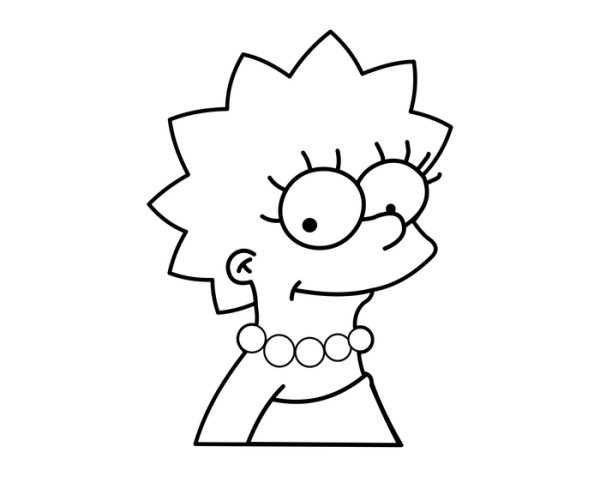 Симпсоны черно белые