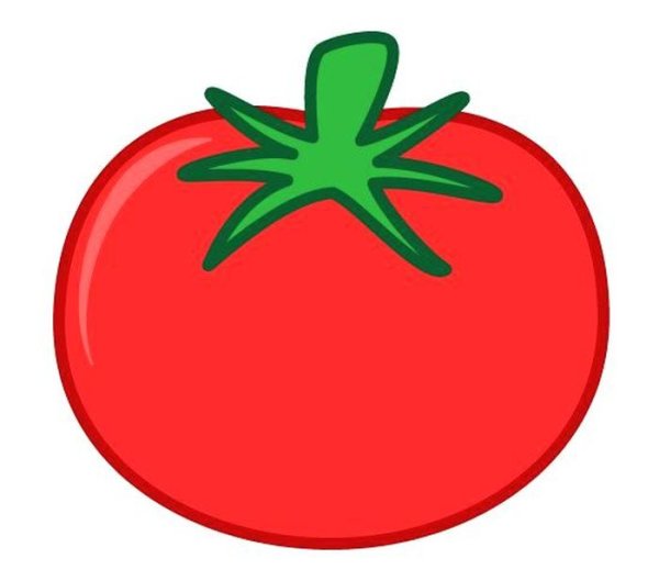 Помидоры на грядке вектор