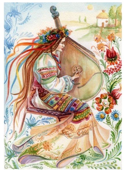 Красивая украинская девушка картина