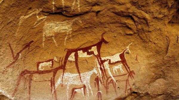 Наскальная живопись бушменов Неолит