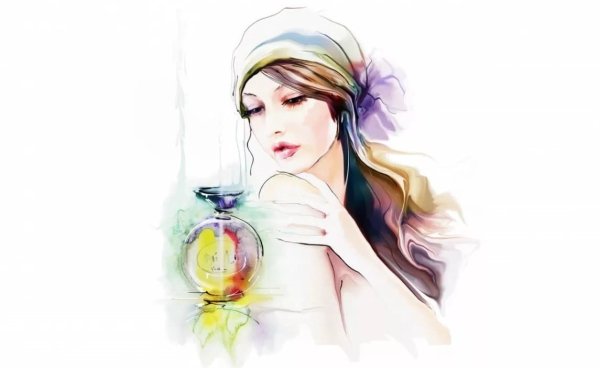 Девушка с духами