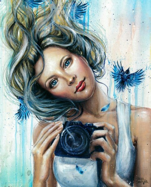 Женщина рисунок