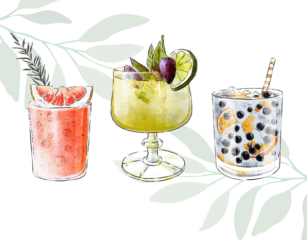 Украшения коктейлей 2021