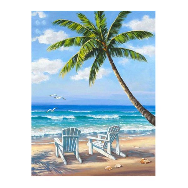 Пляж песок нарисованный