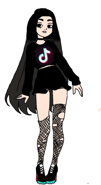 Черные мультяшные девочки