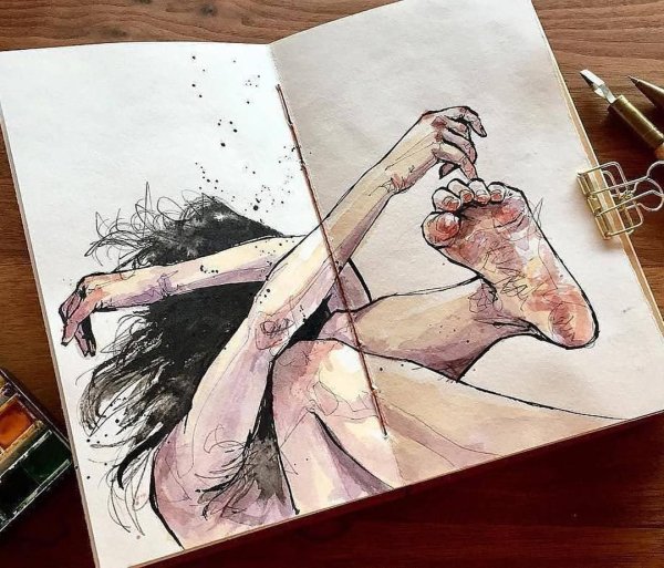 Красивые рисунки для скетчбука