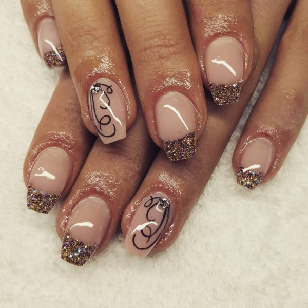 Бежевый френч