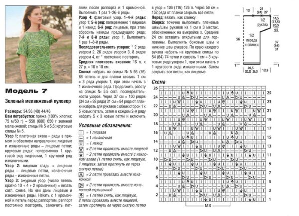 Платье с цельновязаным рукавом спицами