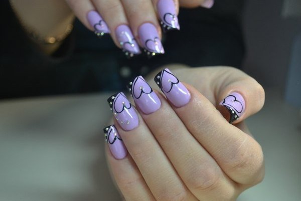 Френч маникюр на короткие ногти