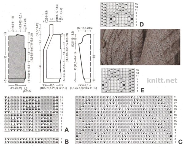 Летние вязаные кардиганы спицами со схемами модные