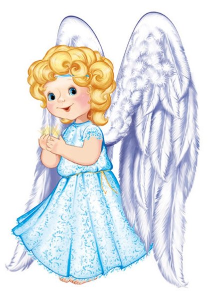 Рисунок ангела в детский сад
