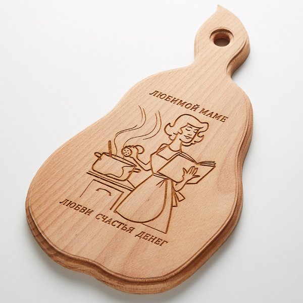 Выжигание на кухонной доске