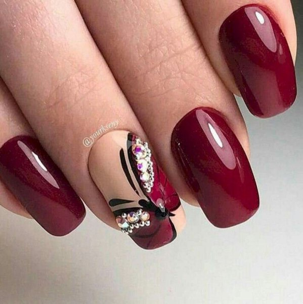 Шеллак бордо вишня 2020