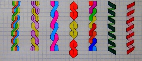 Узоры по клеточкам