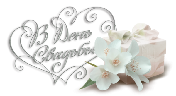 С днем свадьбы надпись