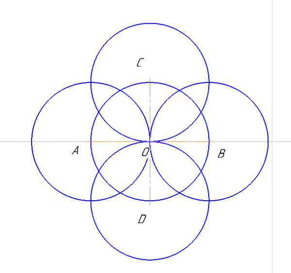 Орнамент из окружностей