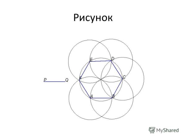 Геометрические фигуры циркулем