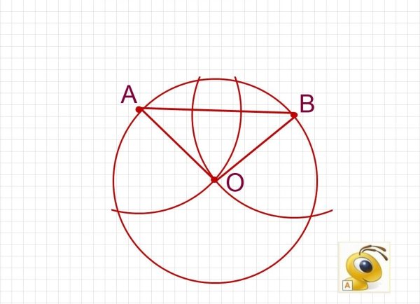 Орнамент в круге с помощью циркуля и линейки