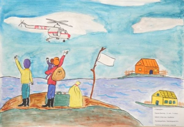 Рисунок на пожарную тему