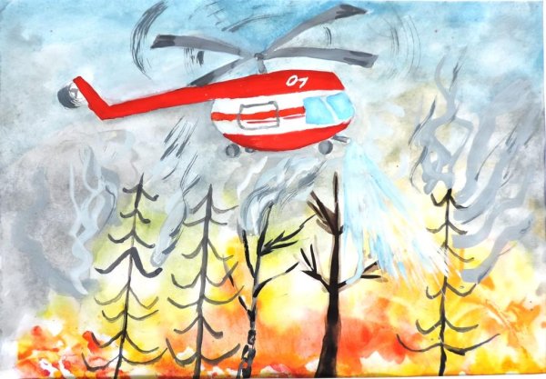 Рисунок на тему Гражданская оборона