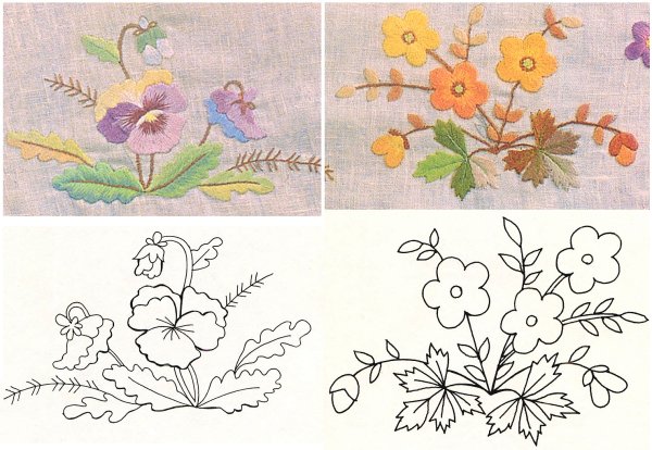 Вышивка гладью для начинающих