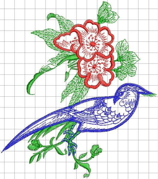 Эскиз вышивки рисунок