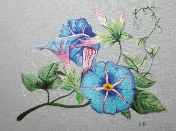 Catherine Laurencon вышивка гладью