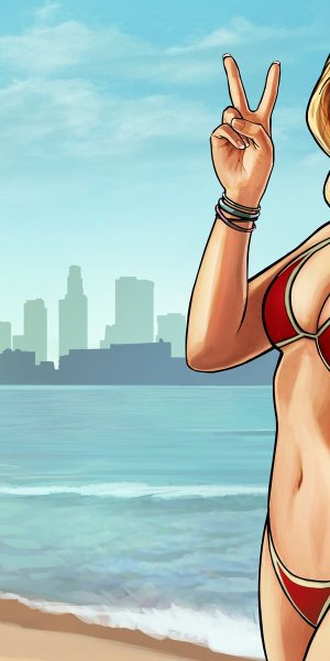 Девушка из GTA 5