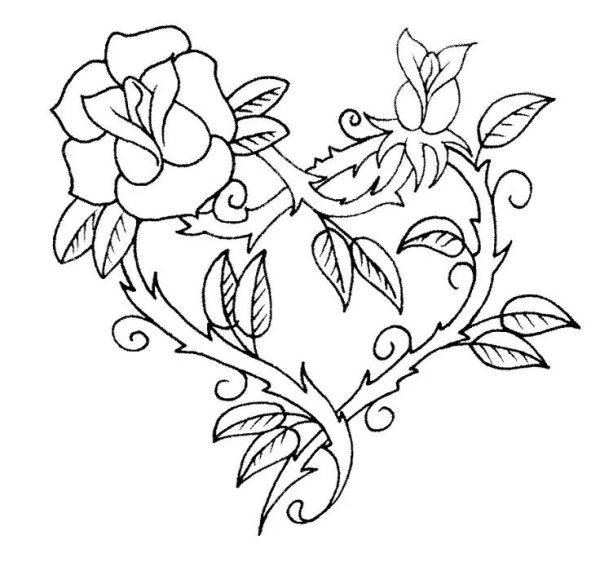 Цветы для выжигания по дереву