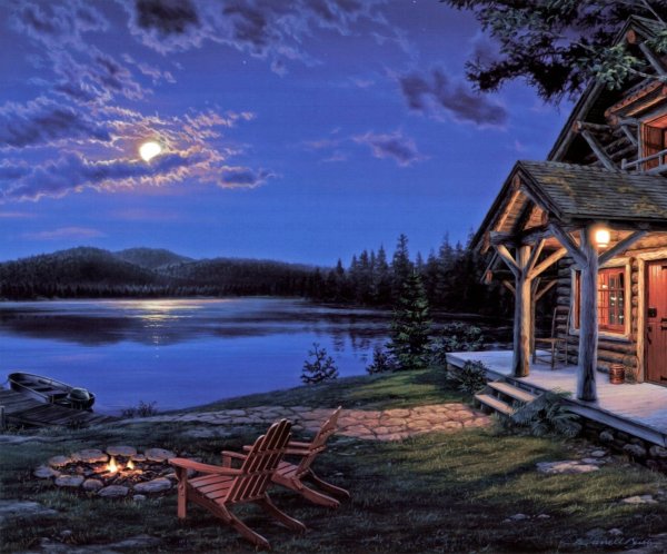 Домик у реки