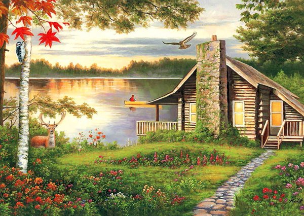 Алмазная мозаика LAKARTI на подрамнике