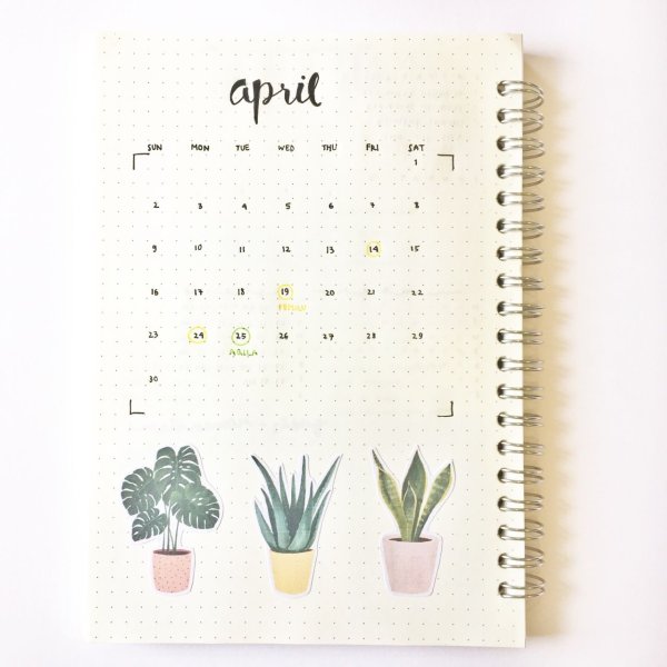 Идеи для ежедневника на апрель
