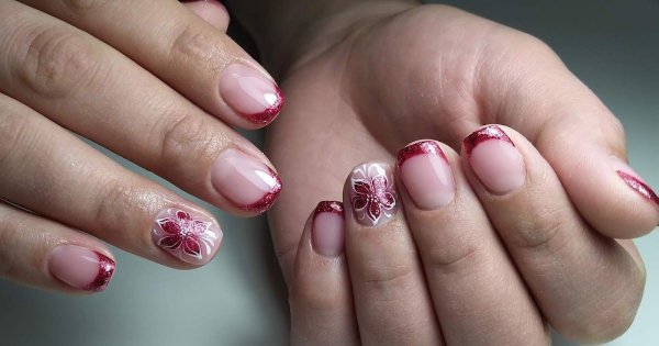 Рисунки на коротких ногтях Фотогалерея