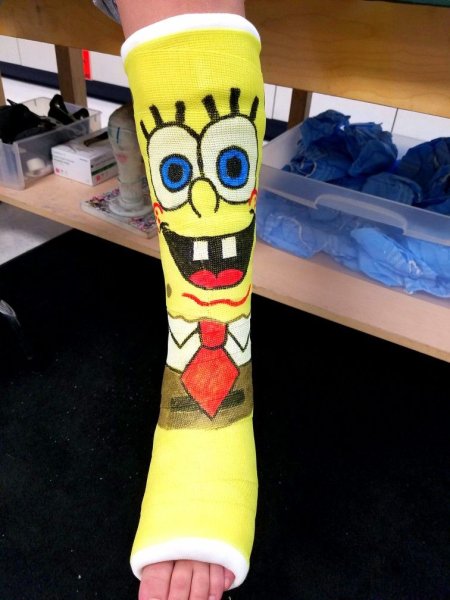 Разрисованный гипс