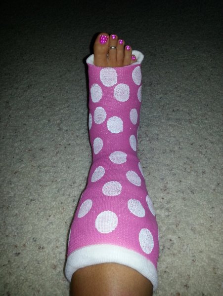 Чехол на гипс на ногу