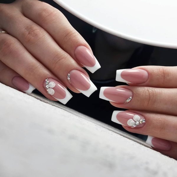 Маникюр френч 2018 модные