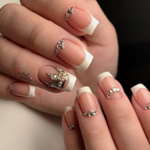 Френч со стразами