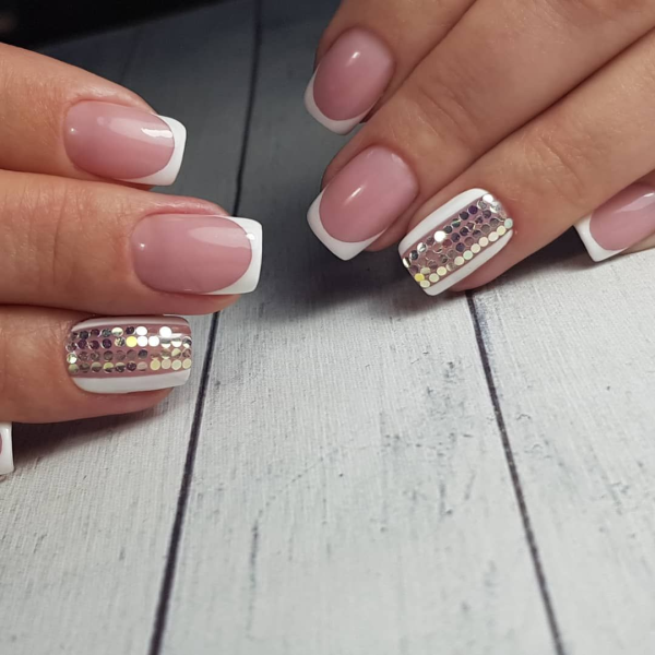 Свадебный френч миндаль