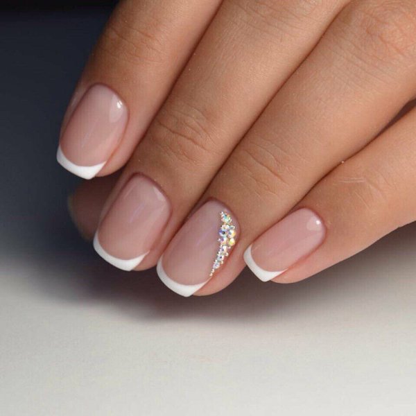 Свадебный маникюр для невесты