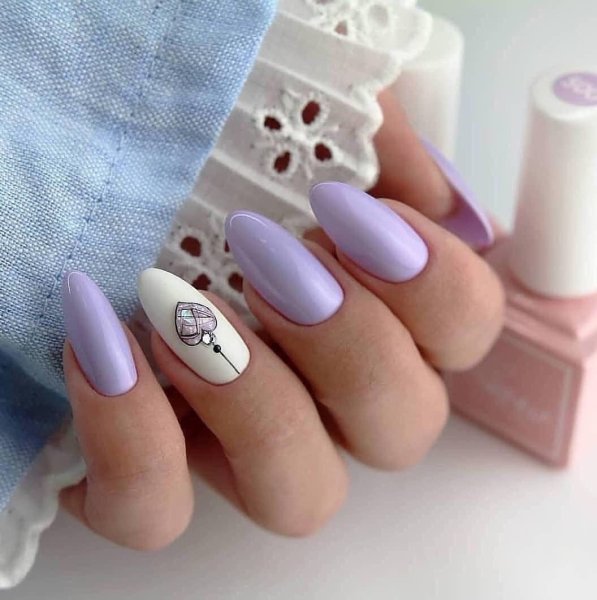 Красивый нежный маникюр