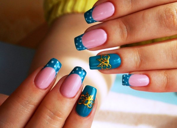 Цветной френч