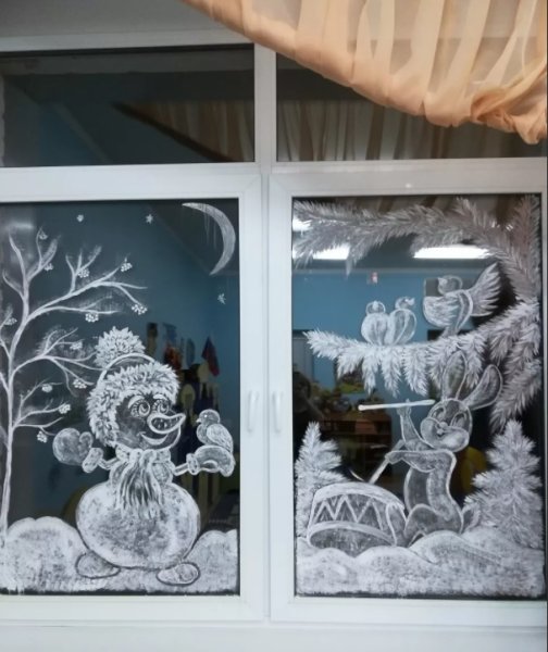 Рисование на окнах